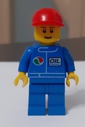 Lego Town City Gas Station Octan - Blue Oil - oct055b