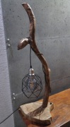 Lampa stojąca dekoracyjna rustykalna/loft/boho