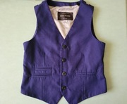 River Island kamizelka niebiesko-srebrna na 8 lat