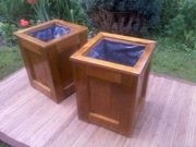 Donice drewniane ogrodowe 