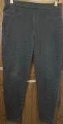 Czarne jeggings damskie, mid waist, EU 40 | elastyczne
