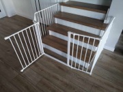 Bramka ochronna Baby Dan Flex L + 2x rozszerzenie Flex 33cm