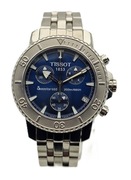 DUŻY STALOWY MĘSKI ZEGAREK TISSOT SEASTAR 660 CHRONOGRAPH - PUDEŁKO