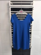 Kobaltowa dopasowana sukienka Esmara rozmiar 40/42 wiskoza