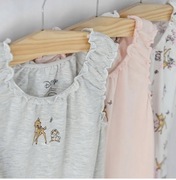 COOL CLUB 3 PAK Podkoszulek dziewczęcy bez rękawów BAMBI roz. 86/92