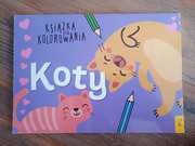 Książka do kolorowania koty 