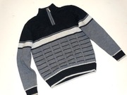 _Falcon_Fajny wełniany ciepły sweter do szkoły_R.152_