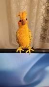 Papuga szydełkowa amigurumi madkotka