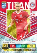 Matthijs de Ligt 259 Titan Karta PANINI FIFA 365 2023