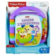 Śpiewająca książeczka Fisher Price z wierszykami Ucz się i śmiej!