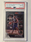 2019-20 HOOPS PREMIUM #258 PELICANS Zion Williamson RC PSA 10 GEM mint