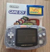 Game Boy Advance AGB-001 + FIFA + 369 in 1 + pudełko replika