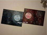 Mgławica/Księżyc/"Reflection of colors/neon