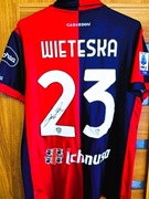 Koszulka meczowa Mateusz Wieteska (reprezentant Polski) Cagliari - Juventus