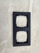 Ramka podwójna gira E2 antracytowy