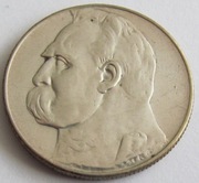 5 zł złotych Piłsudski 1936 r. (3) Ag 