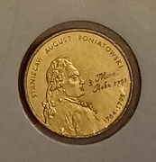 POLSKA 2 zł  2005  KRÓL AUGUST PONIATOWSKI   mennicze w holderze POLECAM