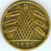 10 REICHSPFENNIG 1925 D - ładny stan !!!
