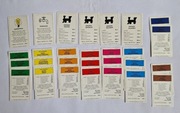 Monopoly TYLKO oryginalne karty własności do gry (komplet) 28 sztuk
