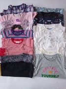 SUPER ZESTAW UBRAŃ DLA DZIEWCZYNKI 16 SZTUK  7-8 LAT 128