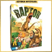RAPTOR, gra planszowa 2 graczy, dinozaury, nowa edycja angielska