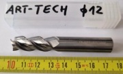Frez fi12 Art-tech Aluminium 3 piórowy