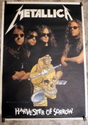 plakat Metallica Harvester Of Sorrow thrash metal rock PRL