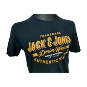 *JACK&JONES S XS MOCNO CZARNA BLUZKA MĘSKA KOSZULKA T-SHIRT JAKOŚĆ