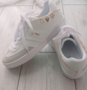 Sneakersy damskie Guess biały 41