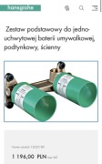 Na sprzedaż zestaw podtynkowy hansgrohe
