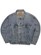 Niebieska Kurtka Jeansowa Levis L Retro vintage boxy 90s 00s diesel 80