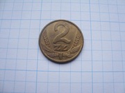 Polska moneta 2 zł złote 1988