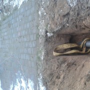 Przeciski pod drogami typu Kret Wynajem koparki - wiertnica 25 cm