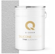 Tynk silikonowy 1.5mm biel złamana w szarość 25 kg Cena za 1 szt.