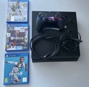 PS4 800GB + 3 gry Wyczyszczona Zaszanowana Nowa pasta i termopady Sprawna