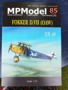 Model kartonowy Fokker D.VII (OAW)