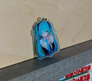 Brelok do kluczy akrylowy Hatsune Miku Vocaloid