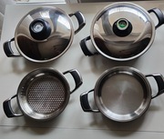 AMC zestaw garnków, stal nierdzewna, indukcja, komplet