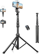 Statyw do telefonu, aparatu 180 cm, lekki wysuwany statyw do selfie