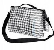 Ikea Sammankoppla torba na ramię czarno-biała