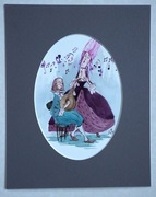 akwarela, oryginał, duet, muzyka