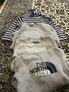 Bluzy chlopięce-zestaw, gant,the north face,zara, 