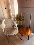 Stolik dębowy hairpin legs lite drewno 