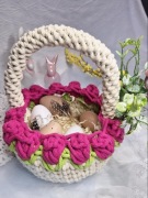 Koszyczek wiosenny, wielkanocny, święconka, dzień kobiet, mamy