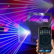 projektor laserowy dyskotekowy RGB 3W Bluetooth DMX własna grafika NOWY