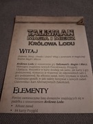 Talisman królowa lodu instrukcja
