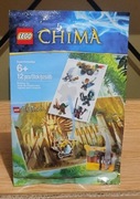 Lego Chima 6043191 zestaw akcesoriów broń naklejka plakat nowy