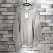 Bluza z kapturem hoodie Nike air Swoosh haft logo szara grey Tech drill sb