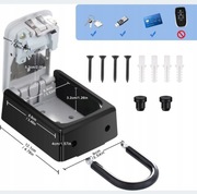 Sejf na klucze, wodoodporny,szyfr,metalowy(74:)