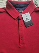 Koszulka polo bordowa